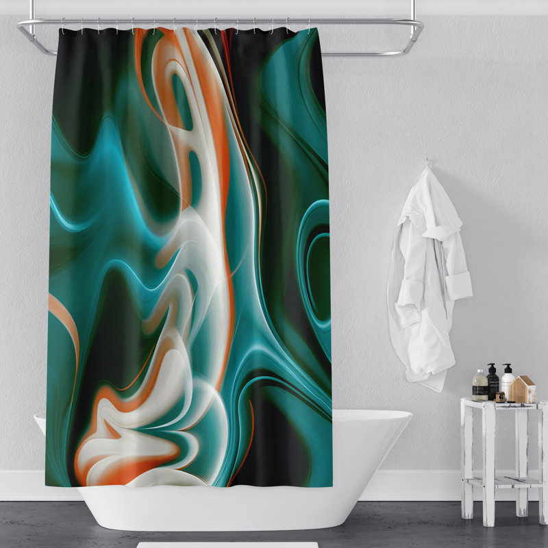 Rideau de douche Fulshear, H 72 po x l 70 po