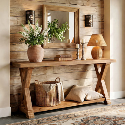 160cm Solid Wood Console Table