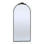 Nicollete Black Metal Framed Full Mirror