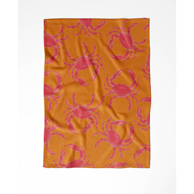 Couverture en velours de coton vison doux Crabby