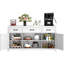 Buffet 57,9 "avec 3 tiroirs, tablette réglable-1534469011