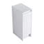 Armoire de rangement autoportante 12 po, portes à fermeture douce, blanc brillant (emballage KD)