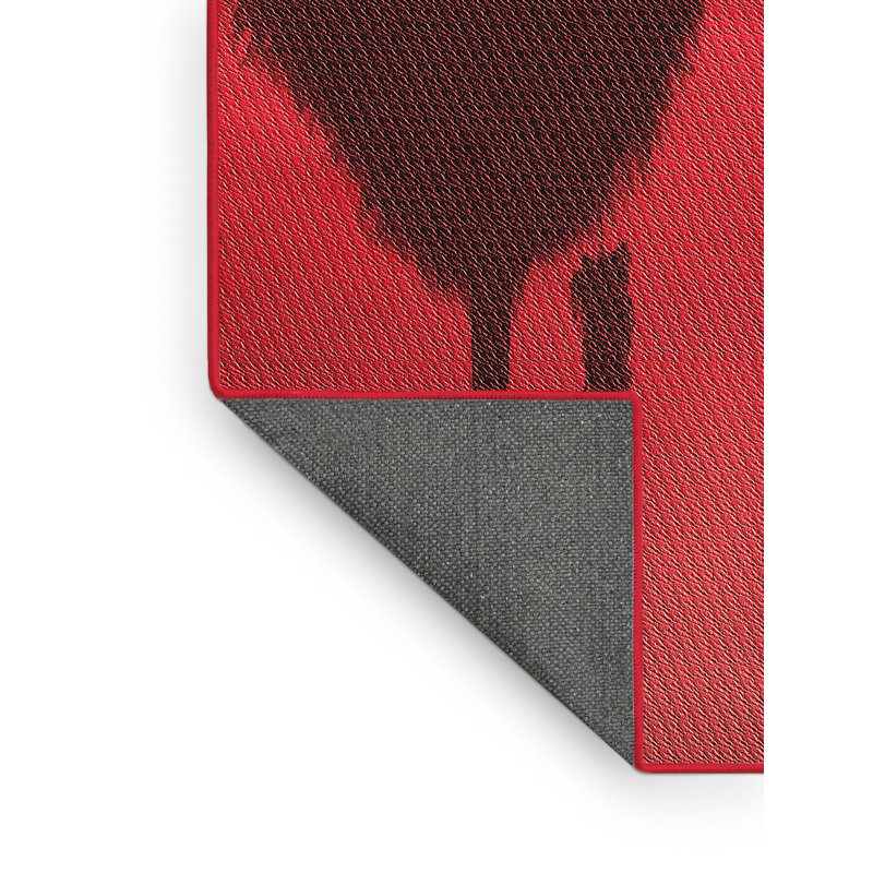 Tapis rouge en laine, Tapis de couloir 2 pi x 5 pi