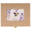 Boîte à musique en lin Love Never Fails Beige