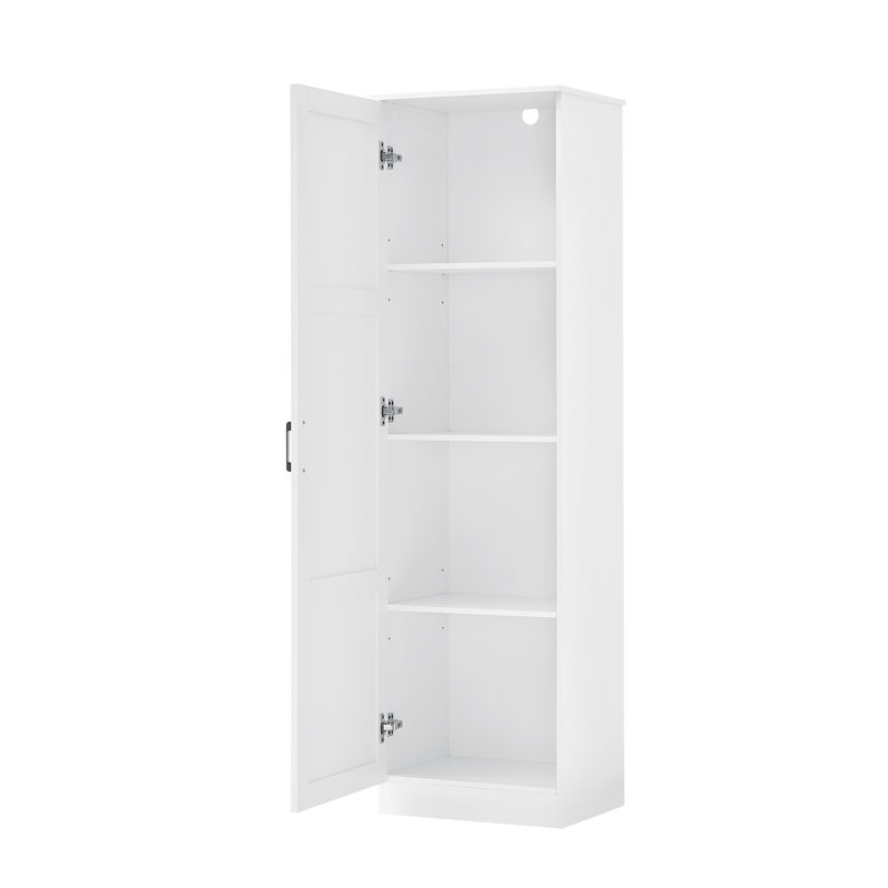 Armoire de rangement avec une porte pour salle de bain, bureau, tablette réglable