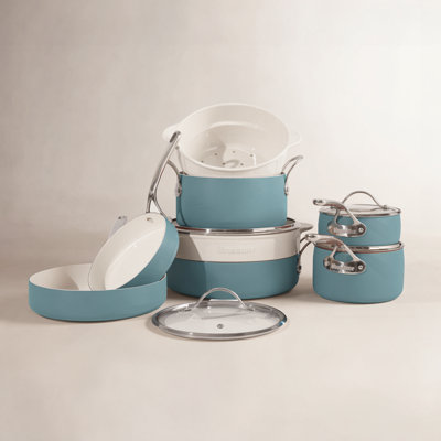 12-Piece Non-Stick Aluminum Cookware Set