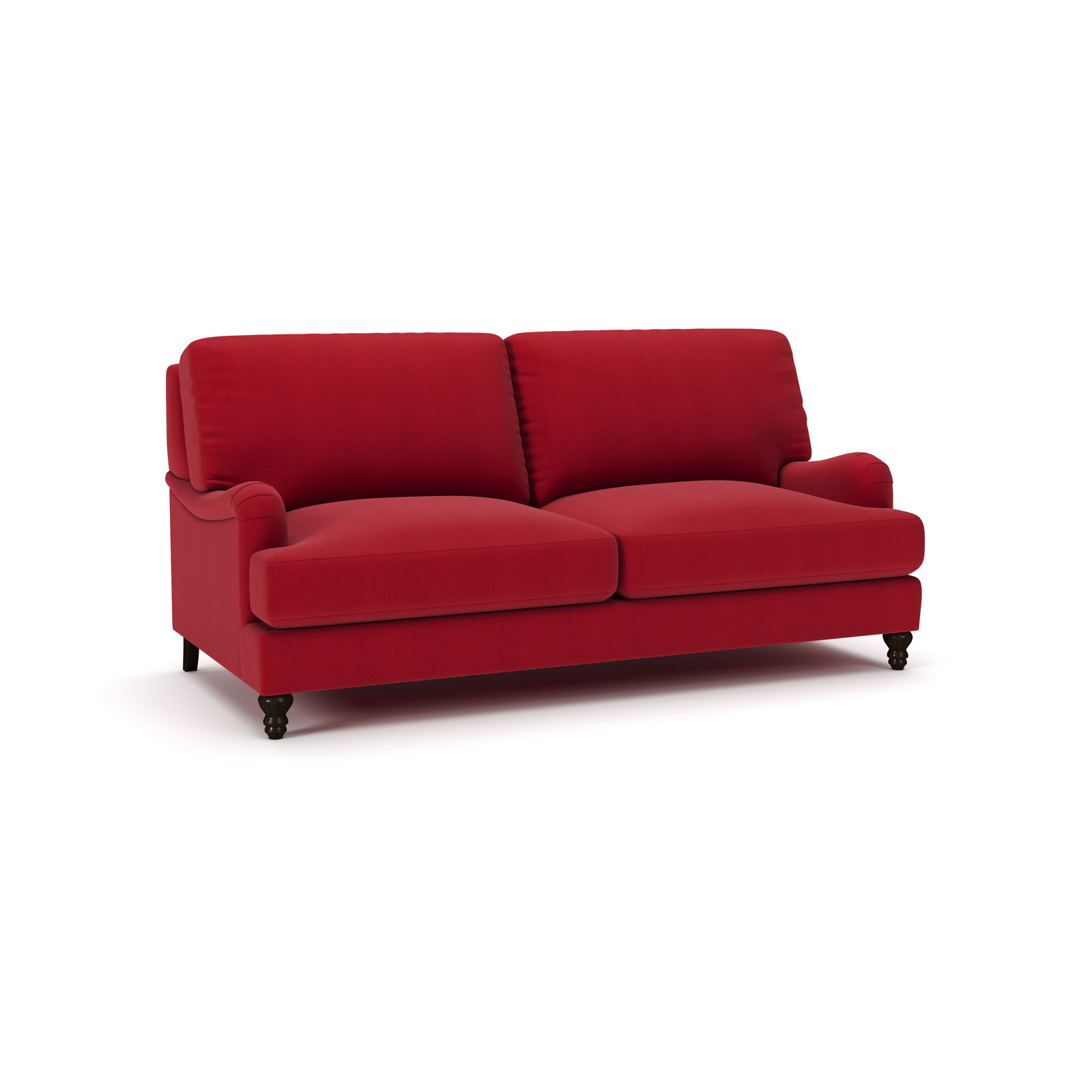 Walters 82'' Upholstered Sofa, Bayou Flame Canvas
