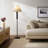 65'' Matte Black Traditional Floor Lamp