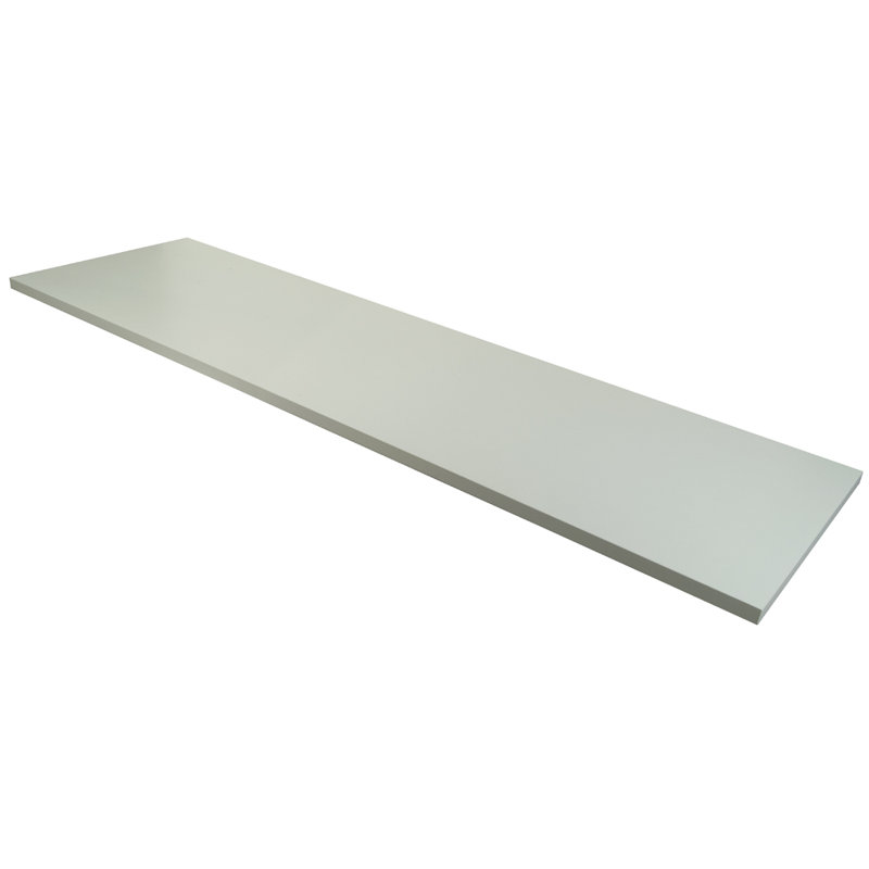 Commercial-Grade Melamine Shelf, Black, 14" D x 48" W