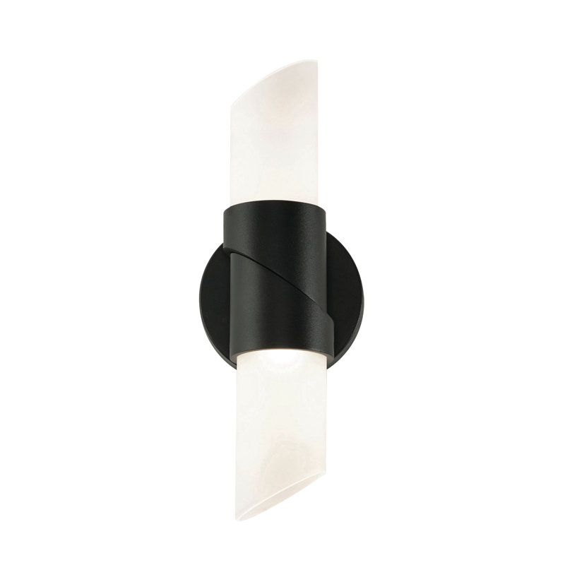 Slice - 13'' LED Wall Sconce - Black, Black
