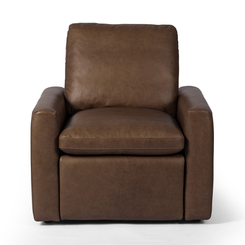 Tillery Recliner, Top Grain Leather,  Brown