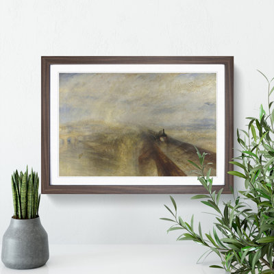 Rain, Steam and Speed by Joseph Mallord William Turner - Framed Print