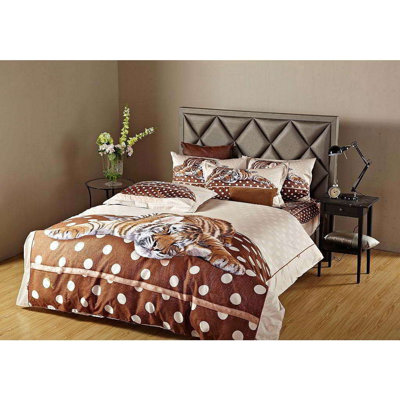 Ensemble de housse de couette de lit tiger
