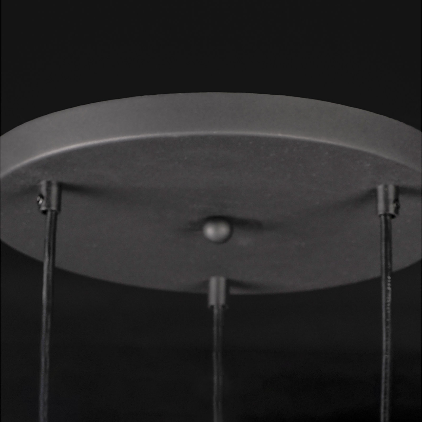 Hastings Dimmable 3-Light Pendant, Black