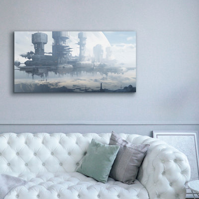 'Stratospheric Vessel' by r3darch0n Canvas Wall Art