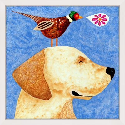 'Pheasant Meeting You' by Janet Nelson Framed Print