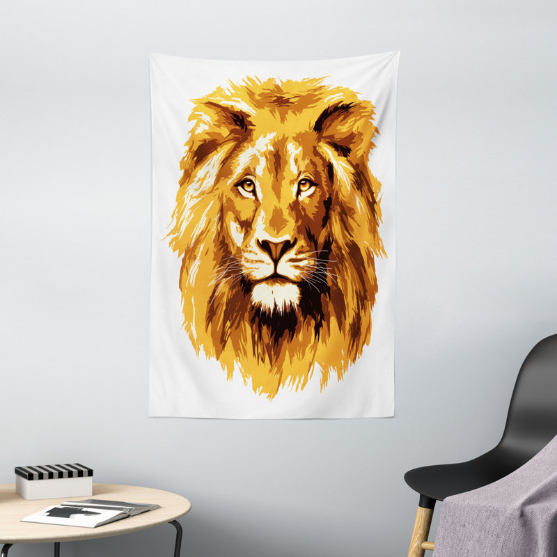 Tapisserie en polyester safari, H 60 po x l 40 po