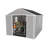 Campcraft 8*10Ft Resin Storage Shed, High Quality Pp Material, Strong Structure, Waterproof, Rust And UV Proof, Large Storage Space, 12Mm Thick Pp Board, HD Window Lighting-113717623