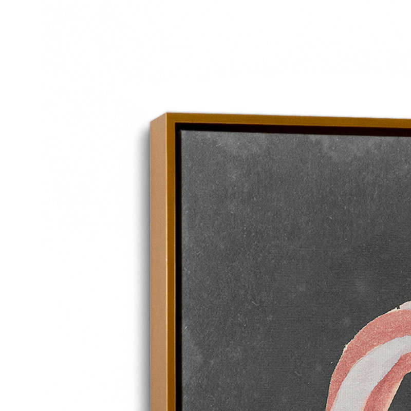 «Candy Cane», reproduction magique sur toile, H 36,75 po x l 24,75 po, Cadre flottant doré