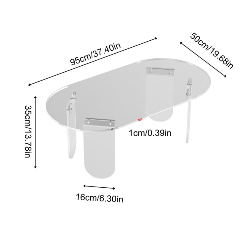 Four Leg Coffee Table with Storage