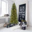 Arbre de Noël artificiel en pin de 9 pi avec lumières intelligentes incandescentes et base Fraser-1337929332