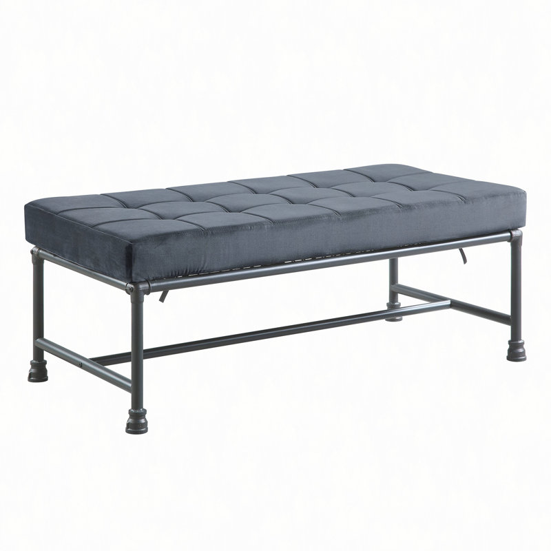 Banc en velours et sable Brantley