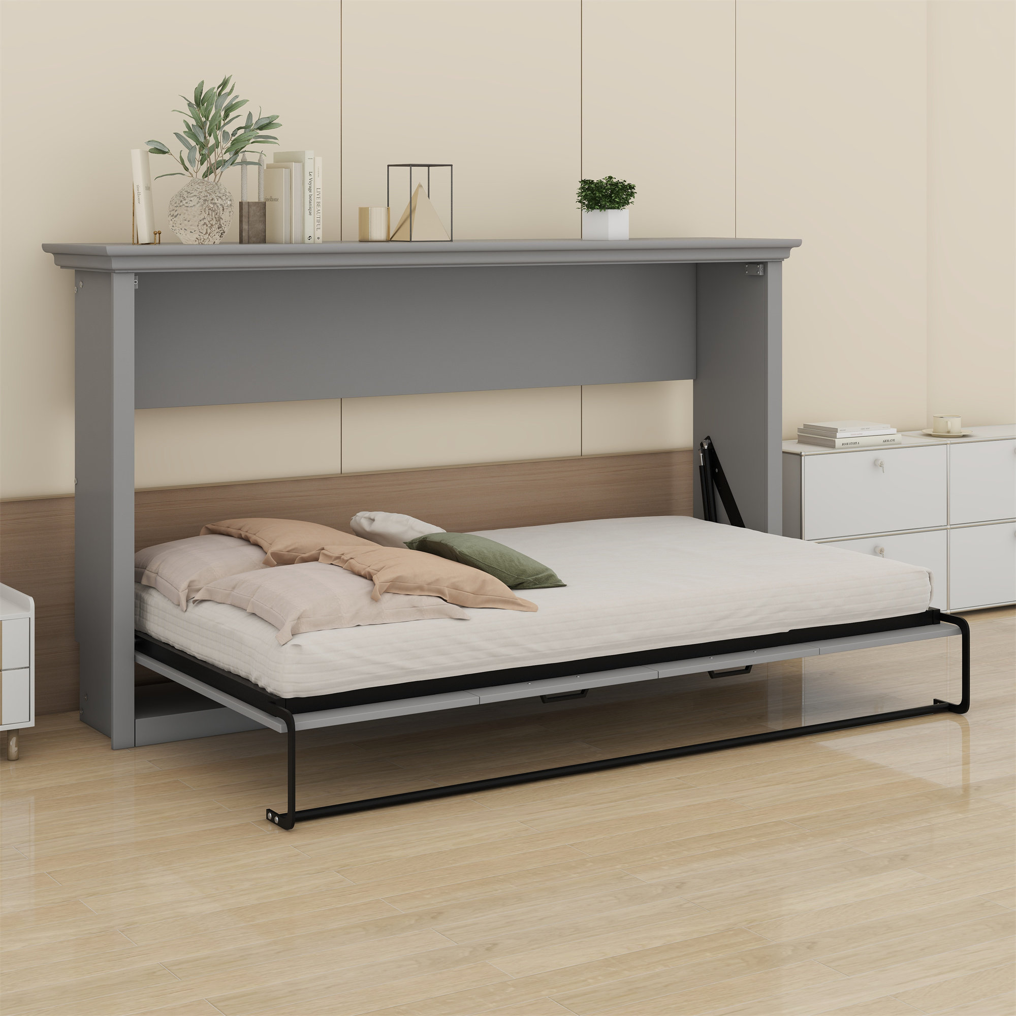 Latitude Run® Murphy Bed,Can Be Folded Into A Wayfair Canada