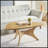 Blaze Triangle Wood Coffee Table
