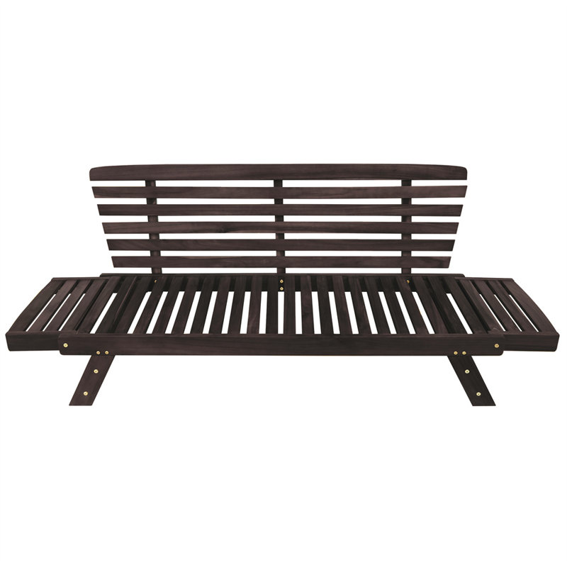 63'' Wide Acacia Loveseat with Cushions, Beige