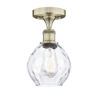 Plafonnier semi-encastré en verre Joncas