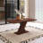 70.87" Multifunctional Extendable Rectangular Dining Table