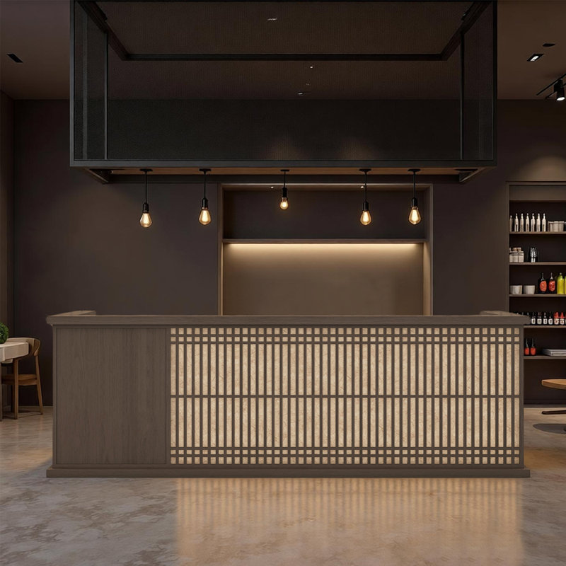 Comptoir de bar Sleek Modern, Coffee Color