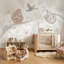 Papier peint fond blanc avec décoration murale fond blanc amovible Jungle Vibe-646469643-646469641