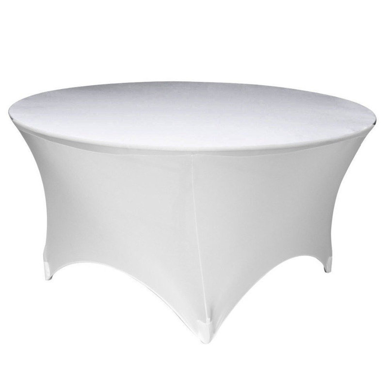 Ebonne Tablecloth, 182cm W x 182cm L, White