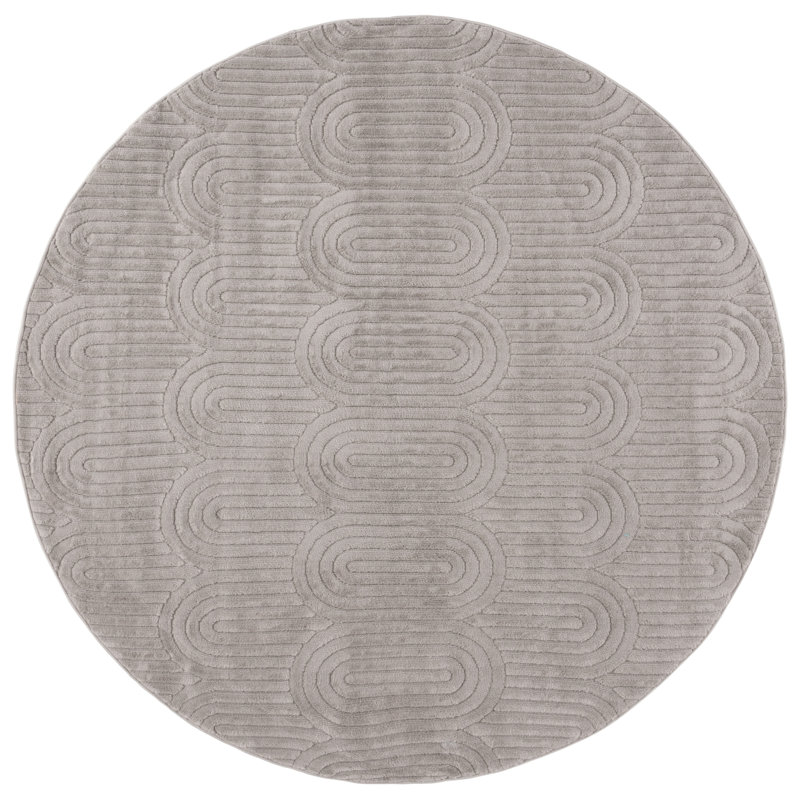 Soneson Performance Geometric Rug, Round 6'7"