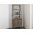 Iknoor Bookshelf Pier, No Assembly Required, Smoky Greige Finish