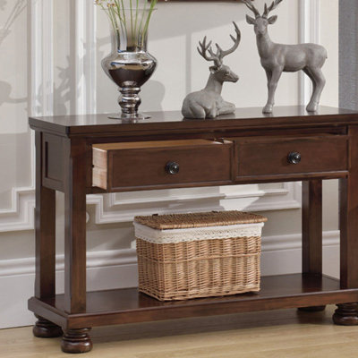 Table d'entrée en bois massif American Country Style