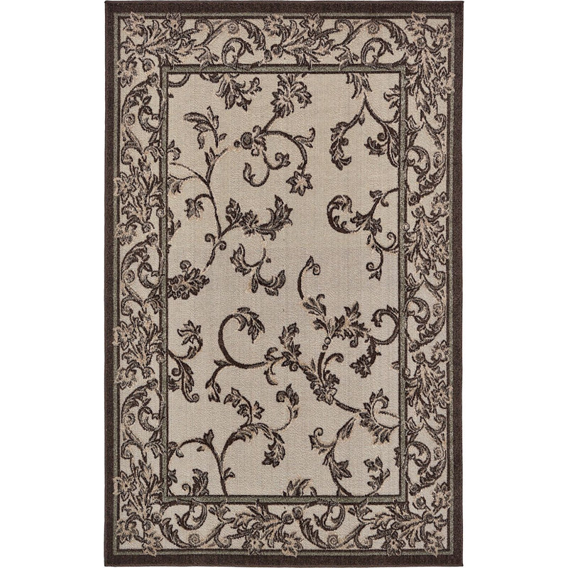 Tapis d'extérieur couleur café, Rectangle 4 pi x 6 pi