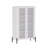 32" Tempered Glass Bookcase Cabinet-1660880718