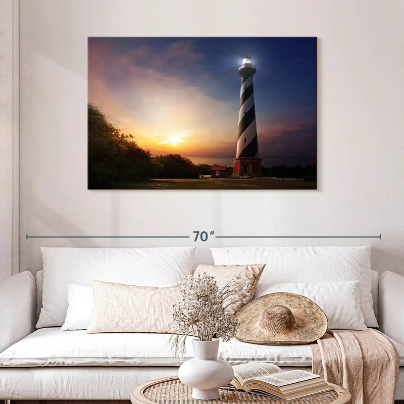 Lilie Cape Hatteras Lighthouse Sunset, 30" H x 45" W