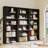 70.8" H x 23.8" W Standard Bookcase 6 Tiers Tall with Storage for Living Room, Home Office-1155983252