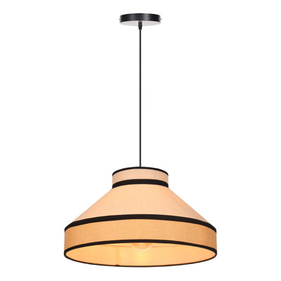 1-Light Drum pendant light Minimalist