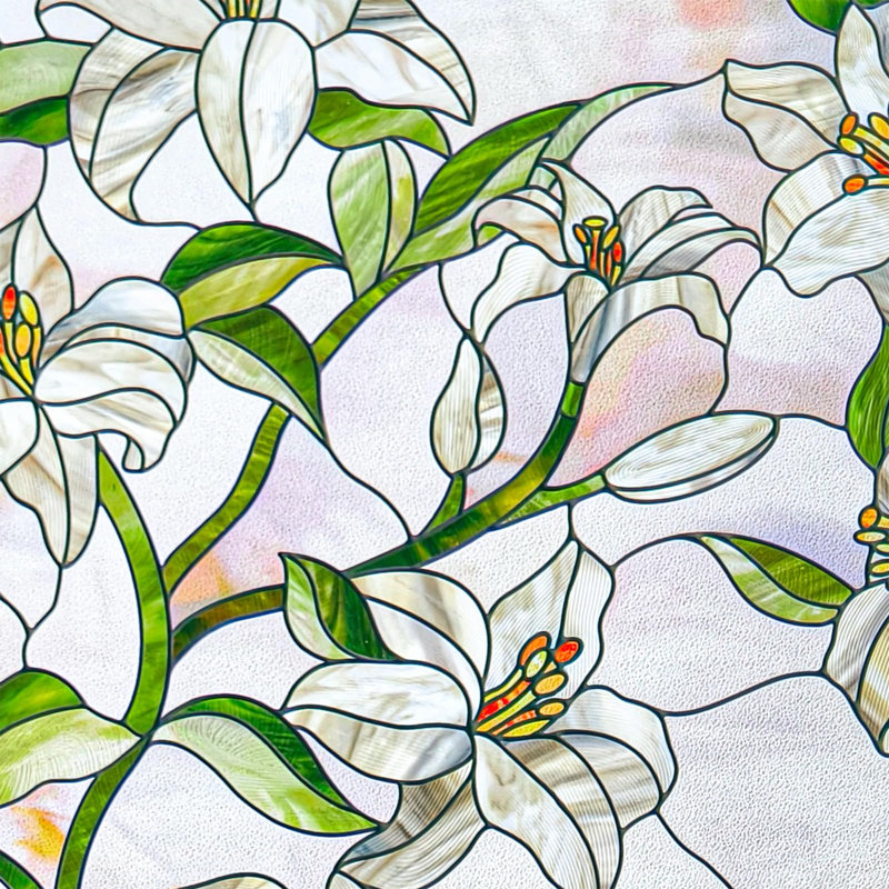 Film pour fenêtre White Lily