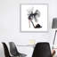 Fashion Shoe in Black Sheer, Square 1 Piece Painting on Canvas-1025716864-1025716876