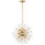Lys 12 - Light Solid Brass Chandelier by Suzanne Kasler