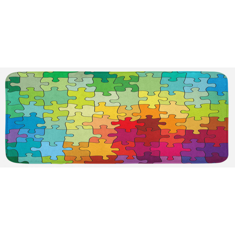 Tapis de cuisine abstrait