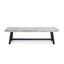 Bancs d'extérieur Carlisle, gris clair sablé + noir (ensemble de 2)