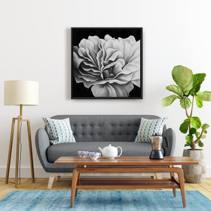 «Beautiful Black and White Flower»