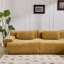 Canapé rembourré avec 3 coussins et repose-pieds-1161736737