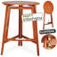 Dubai Acacia Round Solid Wood Dining Table